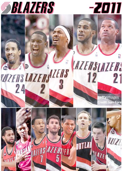 让我们回到最初的起点！开拓者众将新秀年与本赛季定妆照对比